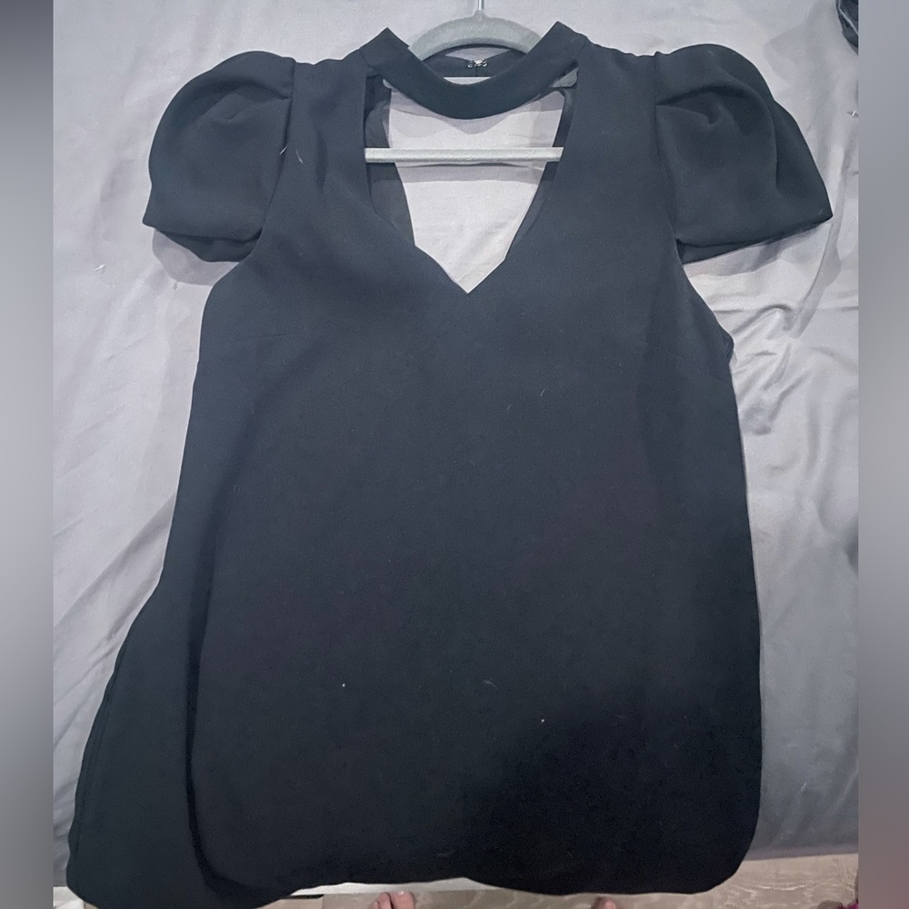 BCBG Maxazria - Puff Sleeve LBD Mini